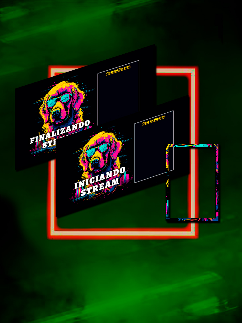 Power Stream Pack - Pack de Escenas Básico para Streaming